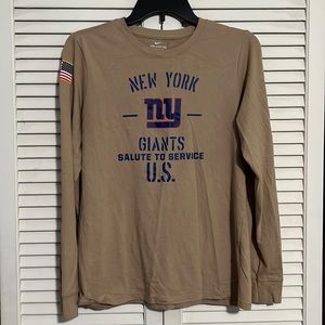 New York Giants kids salute to service long sleeve